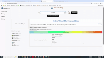 1 click article publishing using AI Blog Writer